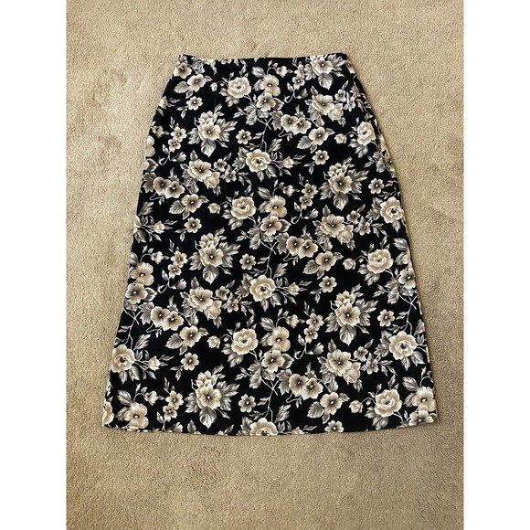 Dresses & Skirts - Vintage 90s/Y2K Laura Tyler Floral Maxi Skirt Whimsigoth Size 15/16 Petite